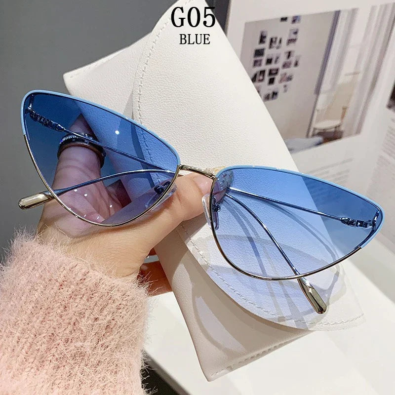 New Cat Eye Sunglasses Women Trendy 2023 Vintage