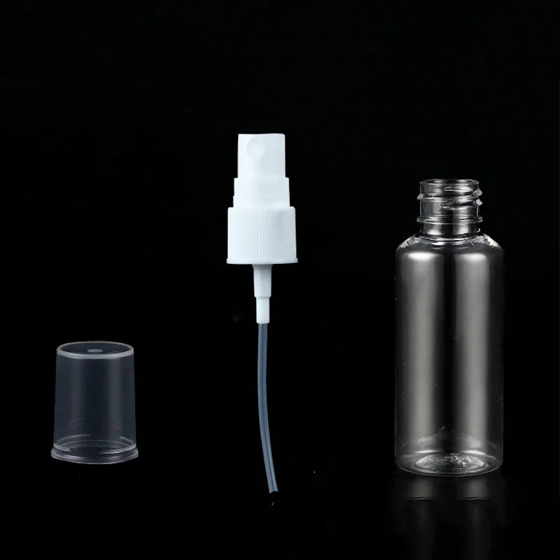 20Pcs Spray Bottle 10/20/30/50/60/80/100/120/ml Plastic Refillable Bottles Mist