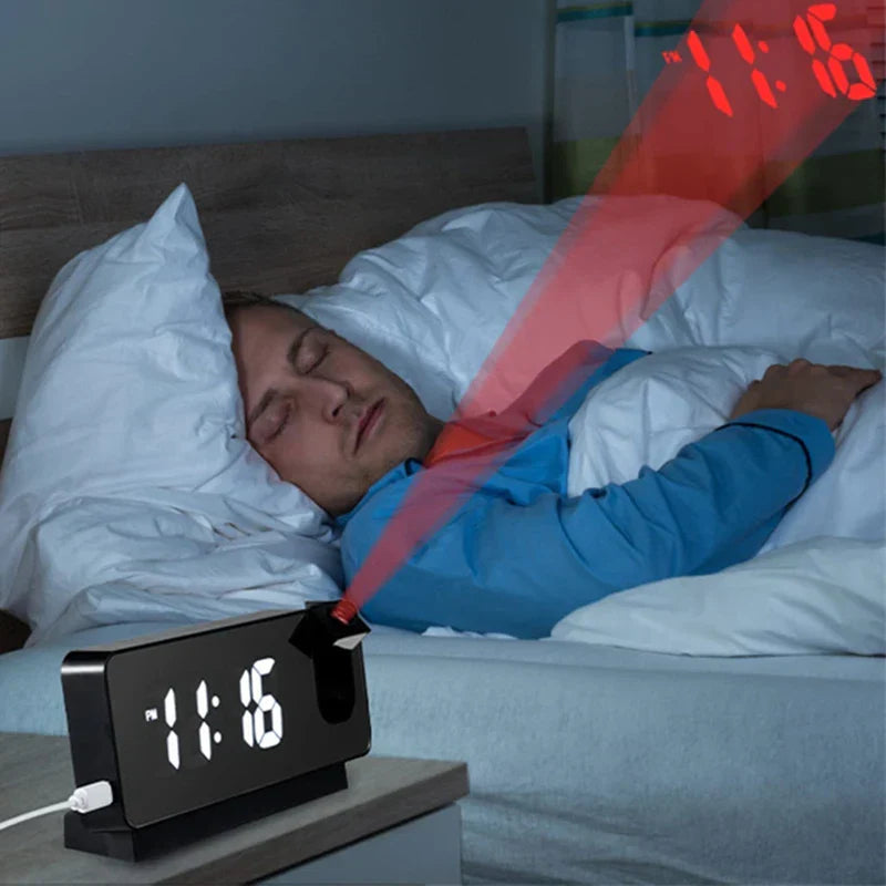 Projection Alarm Clock for Bedroom LED Digital Clock