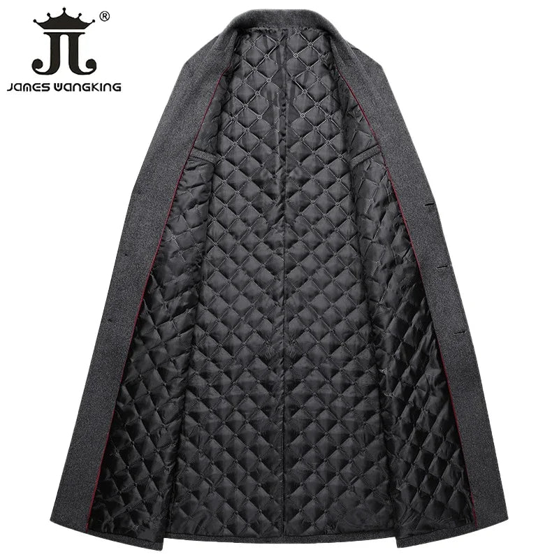 2024 Autumn and Winter Boutique Woolen Black Gray