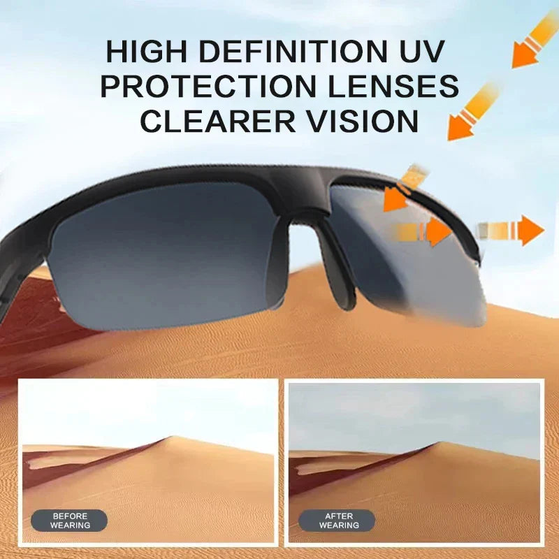 Smart Glasses Headset Wireless Bluetooth-compatible 5.3 Hands-Free Calling
