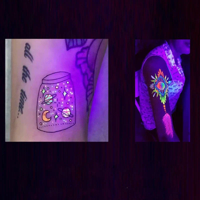 7 Colors Purple Light Tattoo Inks Professional Permanent