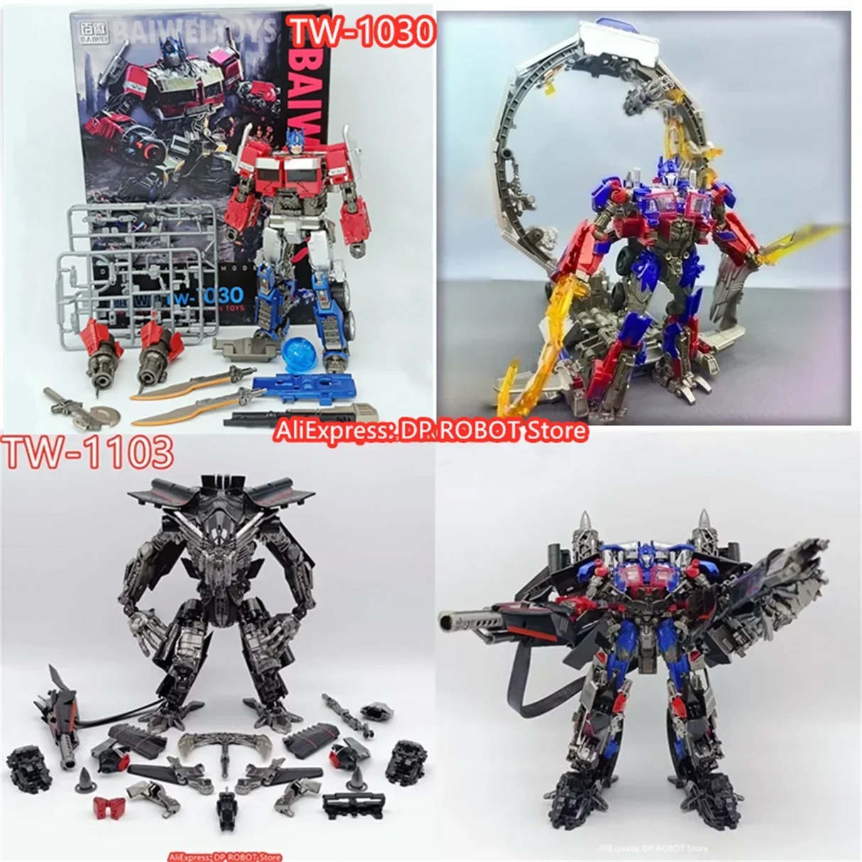 BAIWEI Transformation TW-1030 TW-1103 TW1103 Jetfire Skyfire TW1022