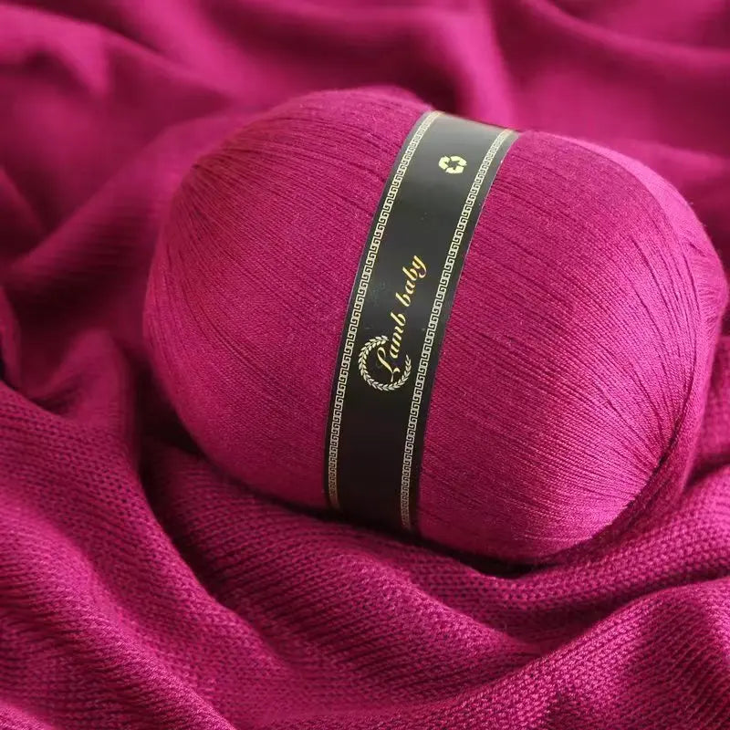 150g Solid Color Silk Cotton Yarn Soft Yarn