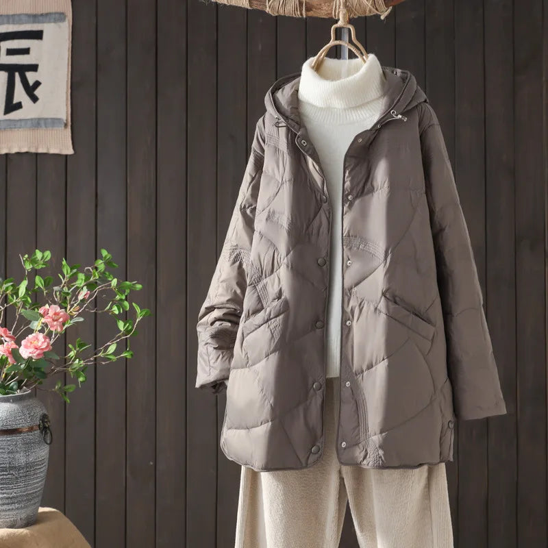 Winter New Arrivals 90% White Duck Down Coat