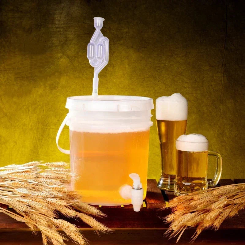 Brewing Beer With Home Fermentation Equipment Wine Bucket