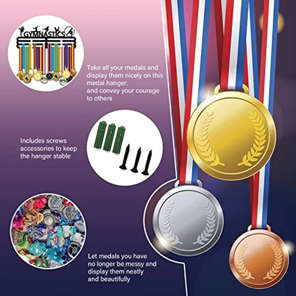 Gymnastics Medal Display Hanger 5 Artistic Figure Gymnastics