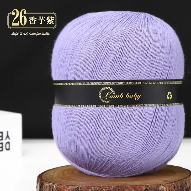 150g Solid Color Silk Cotton Yarn Soft Yarn