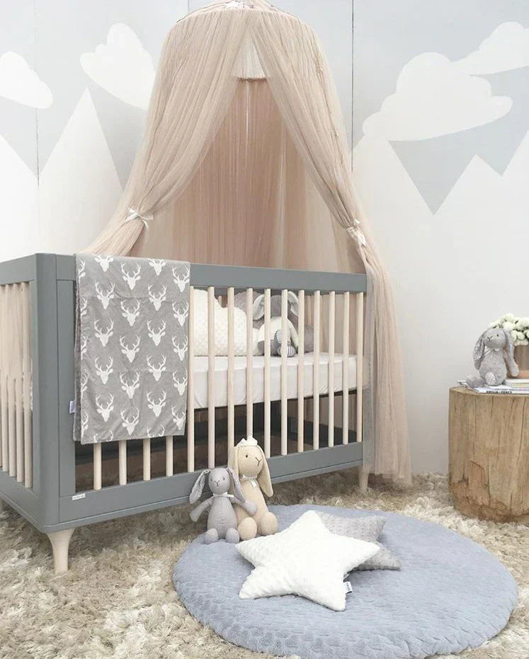Nordic Princess Crown Dome Tent Mosquito Net 7-layer