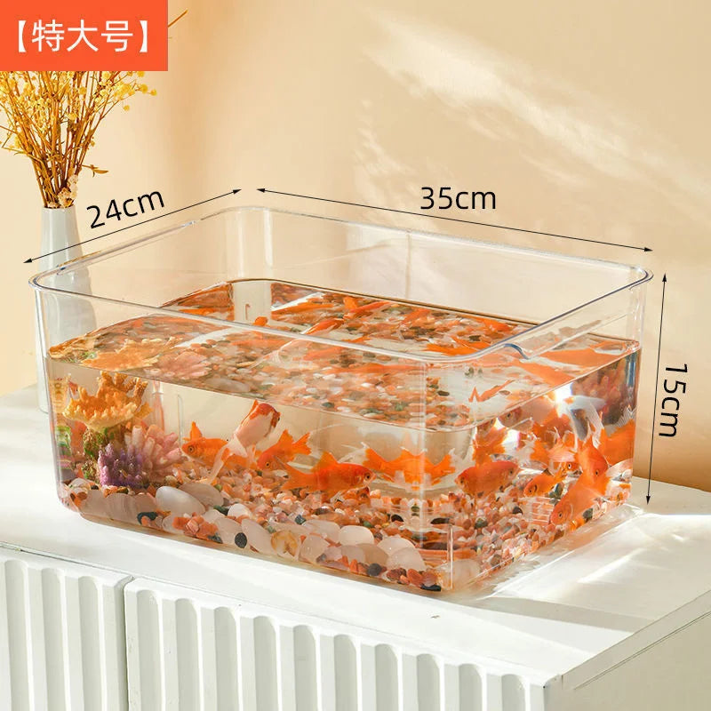 PET Aquarium Box Plastics Ultra-white Organic Glass Explosion-proof