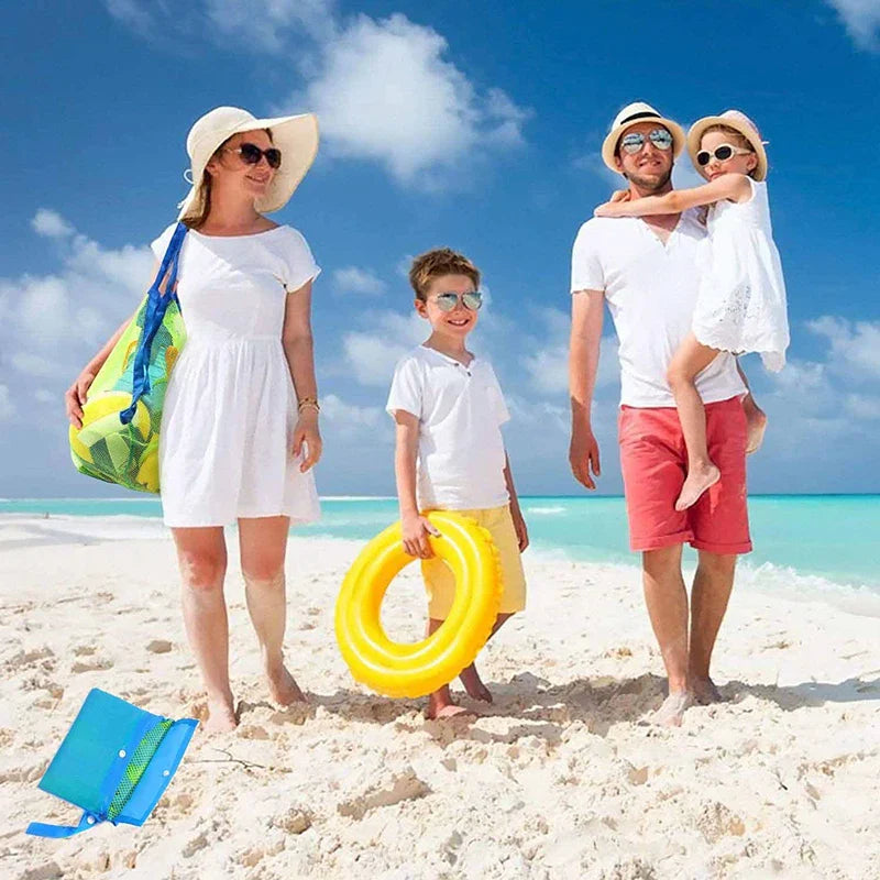 Children Sand Away Protable Mesh Bag Kids Bath