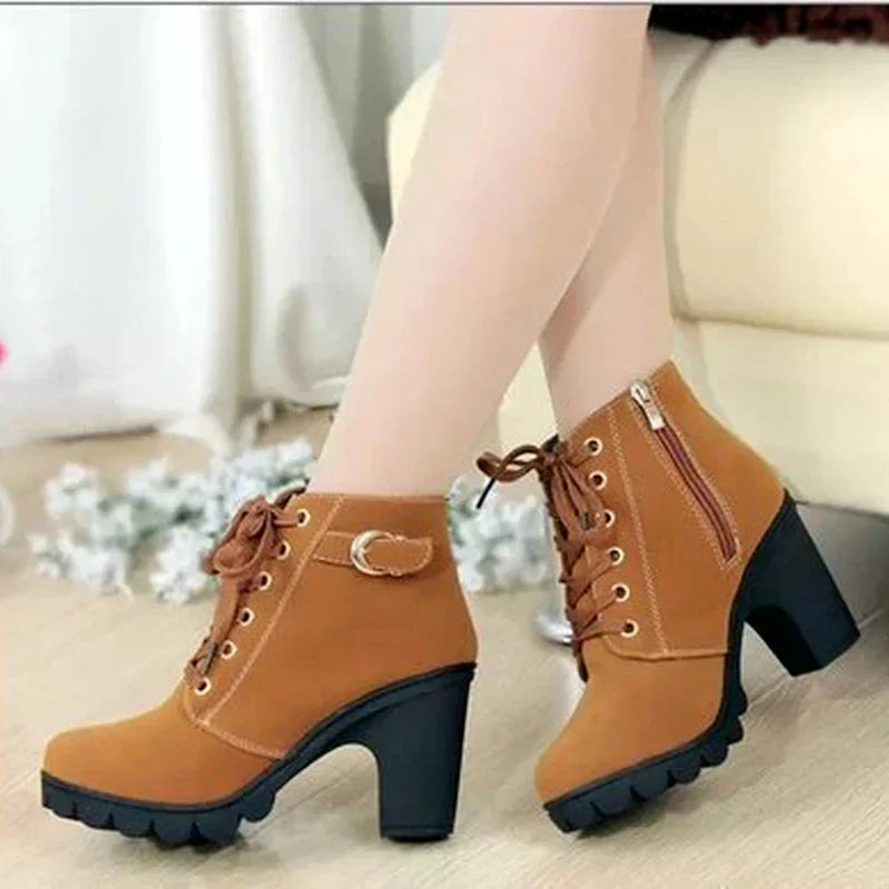 New Women autumn Winter Snow Boots Thick bottom
