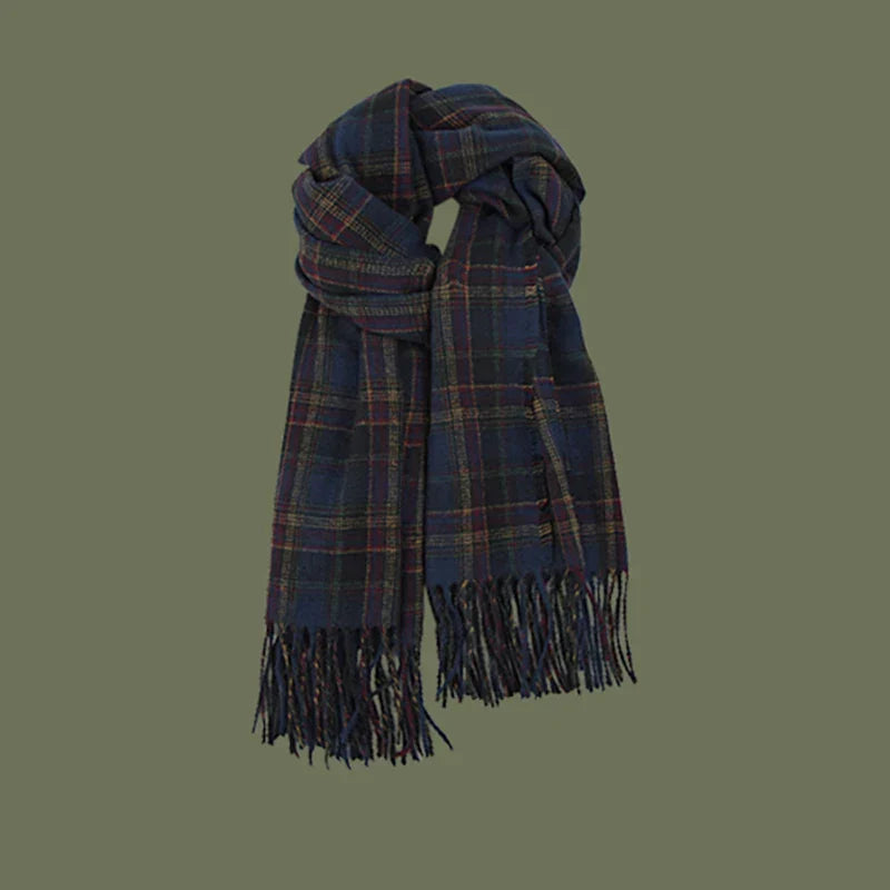 New 2023 Imitation Cashmere Women Scarf Winter Preppy