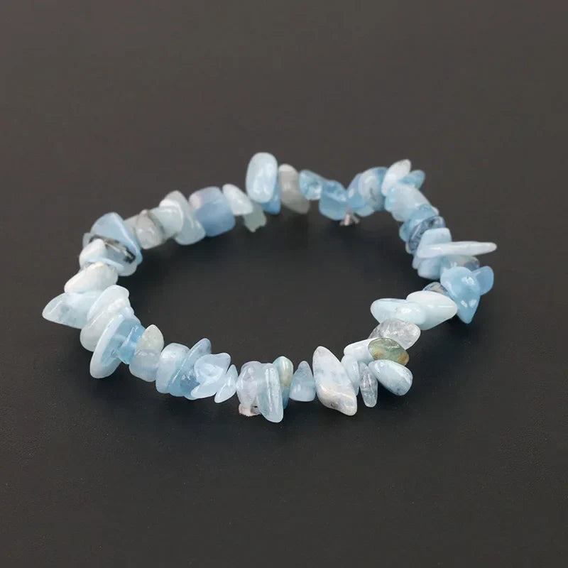 Natural Crystal Gemstone Irregular Energy Stone Bracelet Beads