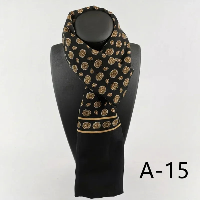 New Fashion Spring Winter Silk Scarf for Men