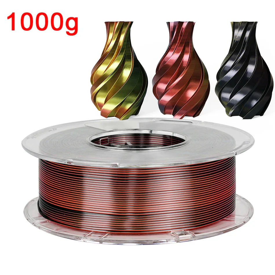 Tri-Color 3D Printer Filament PLA Silk Tricolor for