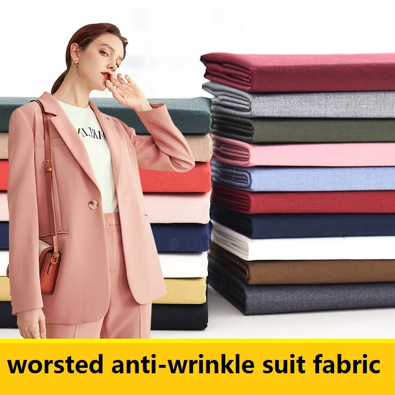 150cm X 50cm Twill Worsted Antiwrinkle Solid Color
