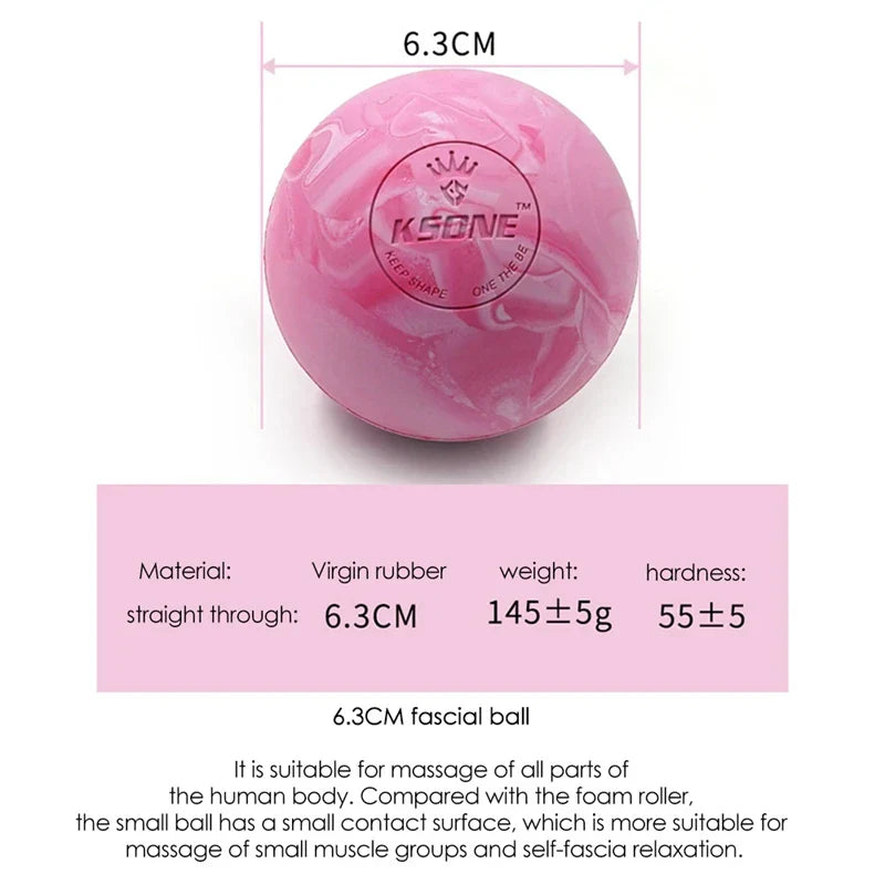 KSONE Lacrosse Massage Ball-Portable Fitness Massage Ball -Muscle