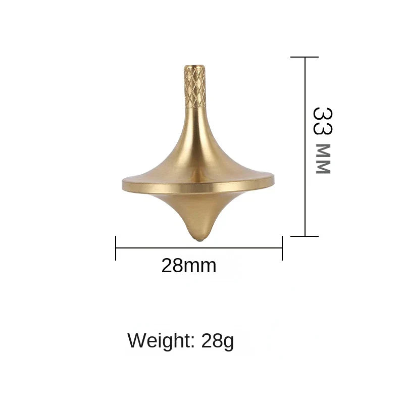 Inception Space Metal Brass Spinning Top Stress Relief