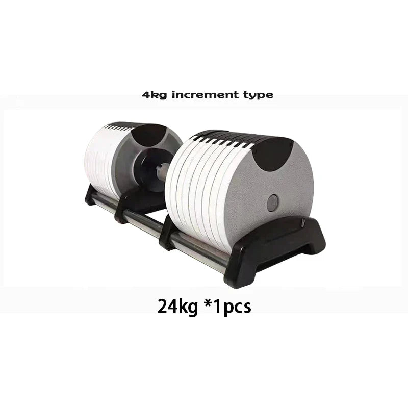 Adjustable Iron Steel Dumbbell, Weight Disc, 1 Second