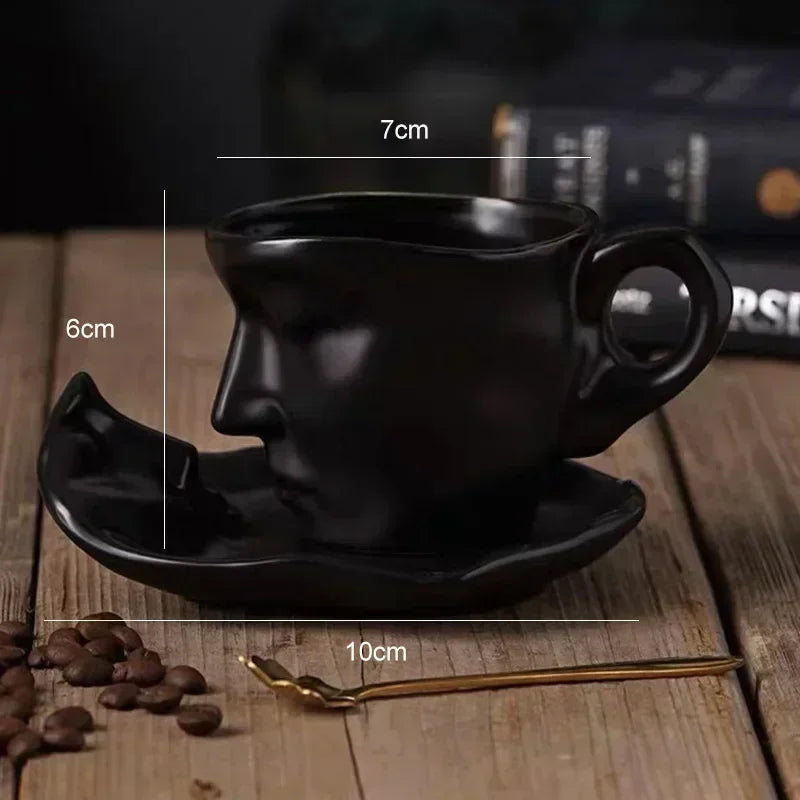 Creative ceramic Coffee cup, handmade diamond bag, ceramic