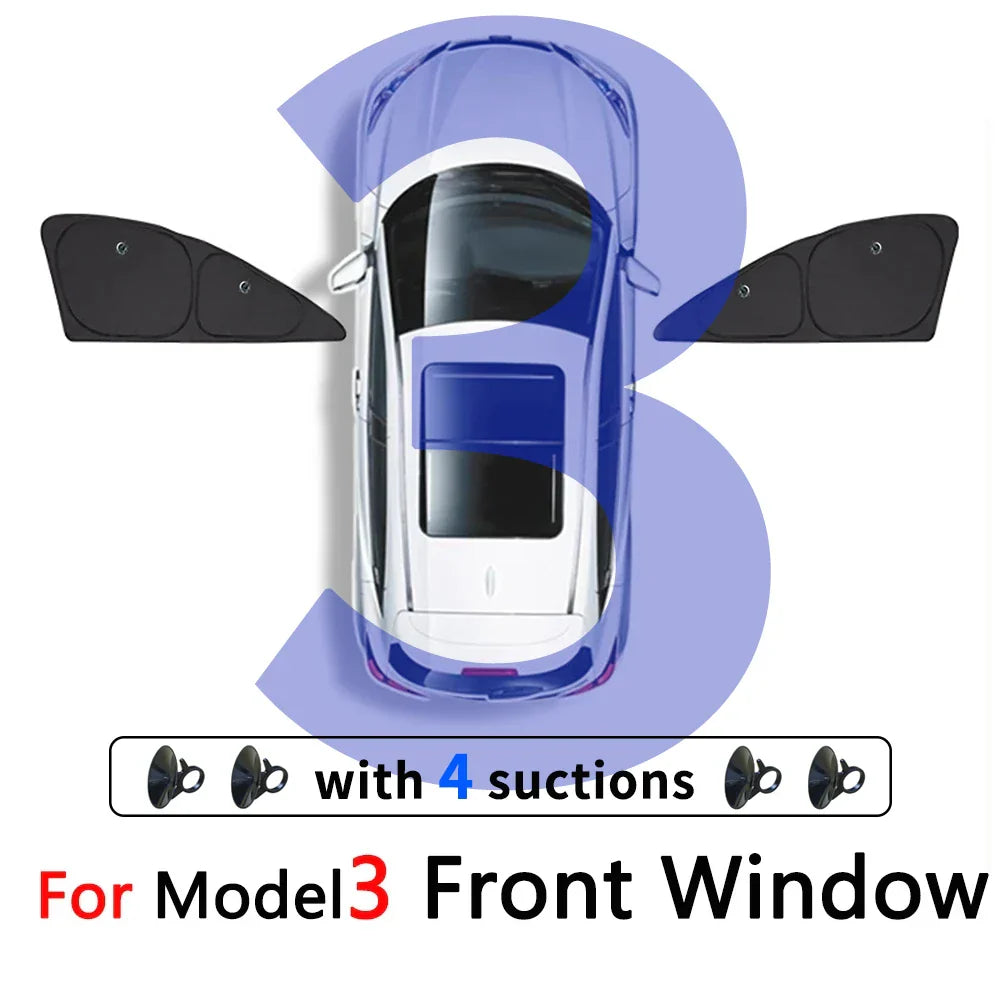 Car Side Window Sunshade Front Rear Windshield Privacy