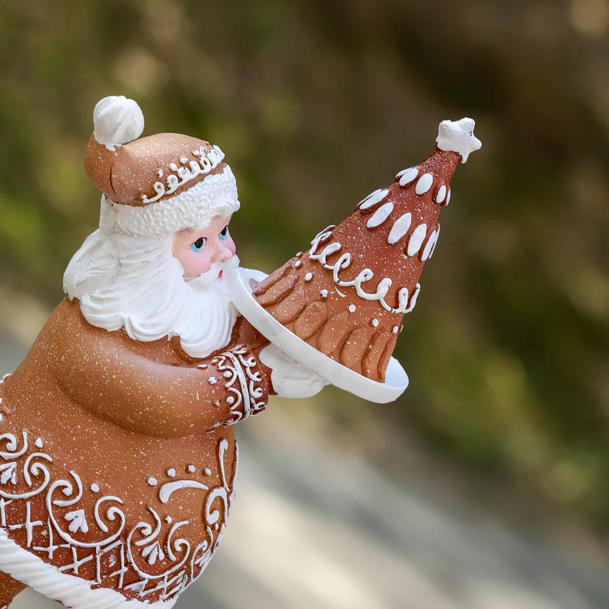 Outdoor Garden Christmas Lovely Santa Claus With A