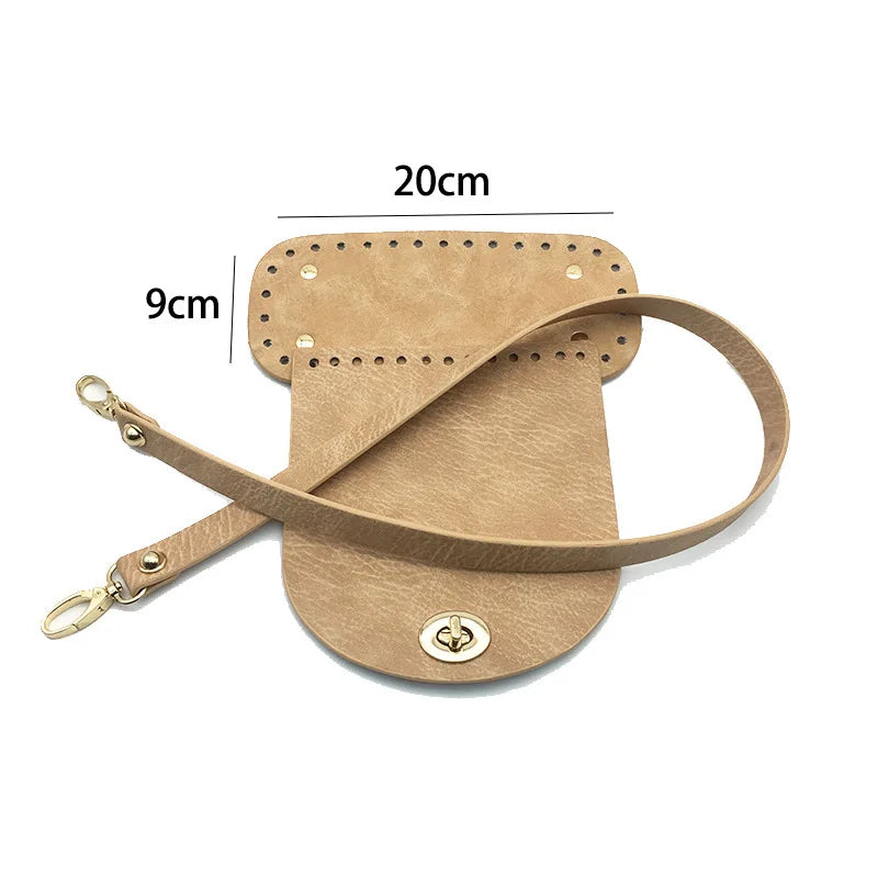 7pcs set Handmade Handbag Shoulder Strap Woven Bag