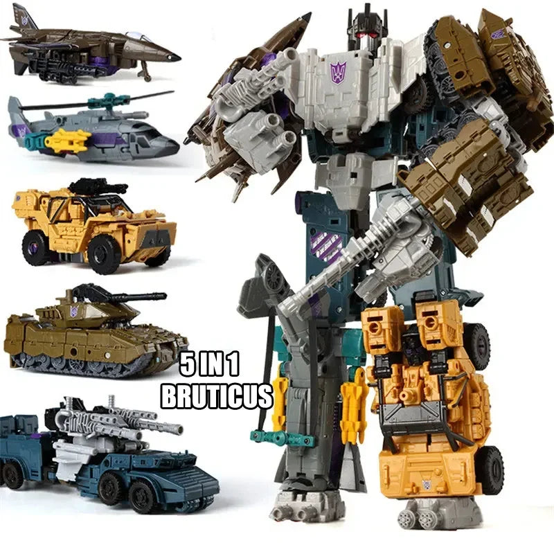 HZX 6In1 Devastator Haizhixing Transformation Toys Anime Action