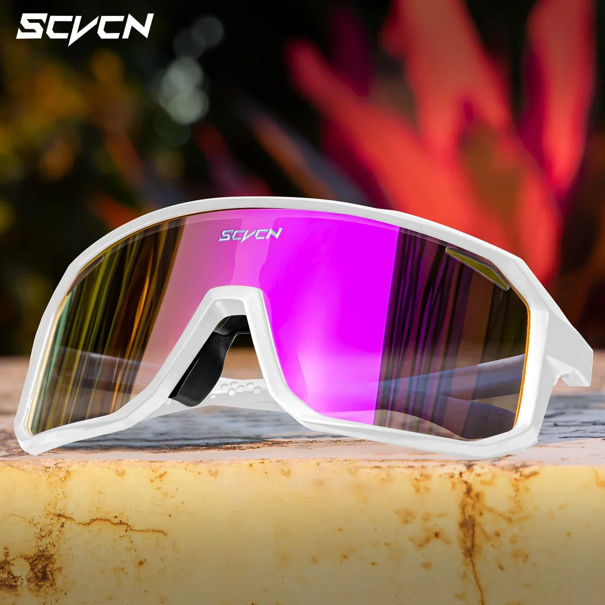 SCVCN-Sunglasses for Men Sport Cycling Glasses Bike Mountain