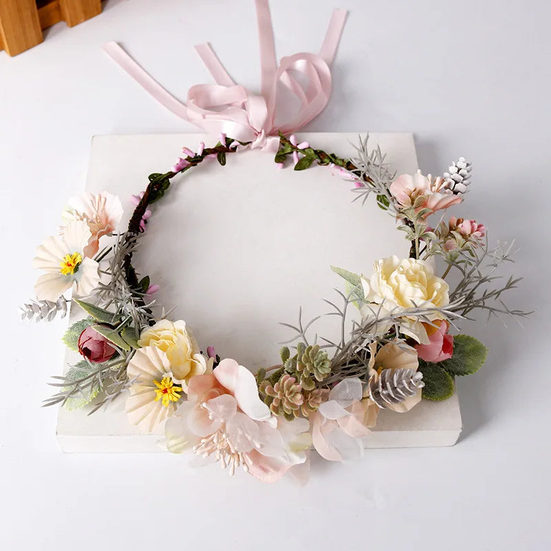 Boho Style Flower Headbands for Women Girls Floral