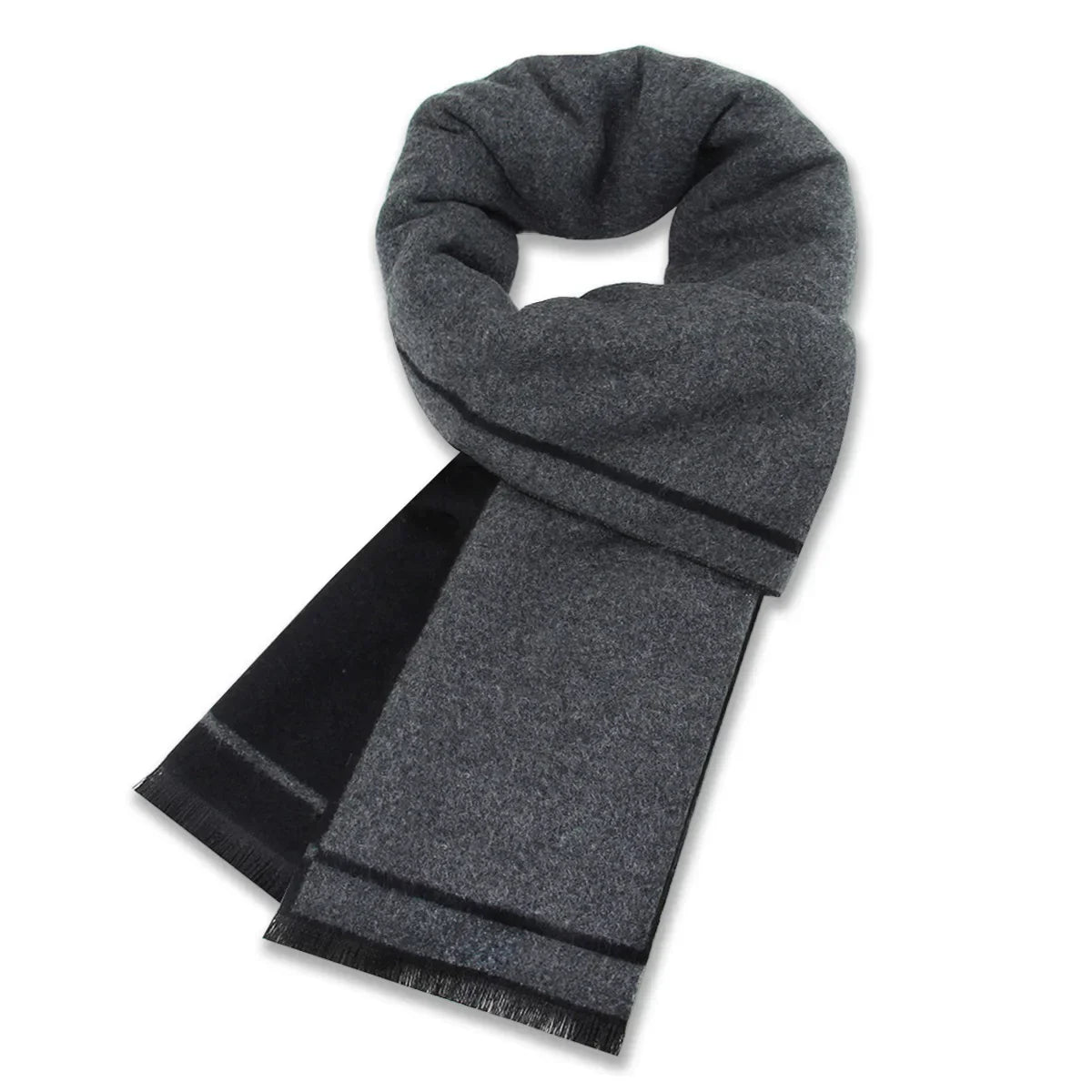 High Quality Men Scarf Autumn Winter Plaid Knitted
