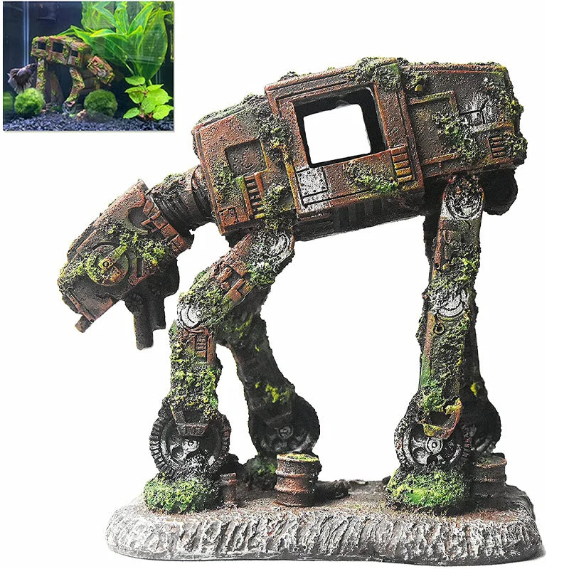 Creative Landscaping Car Robot Dog Transformers Theme Fish