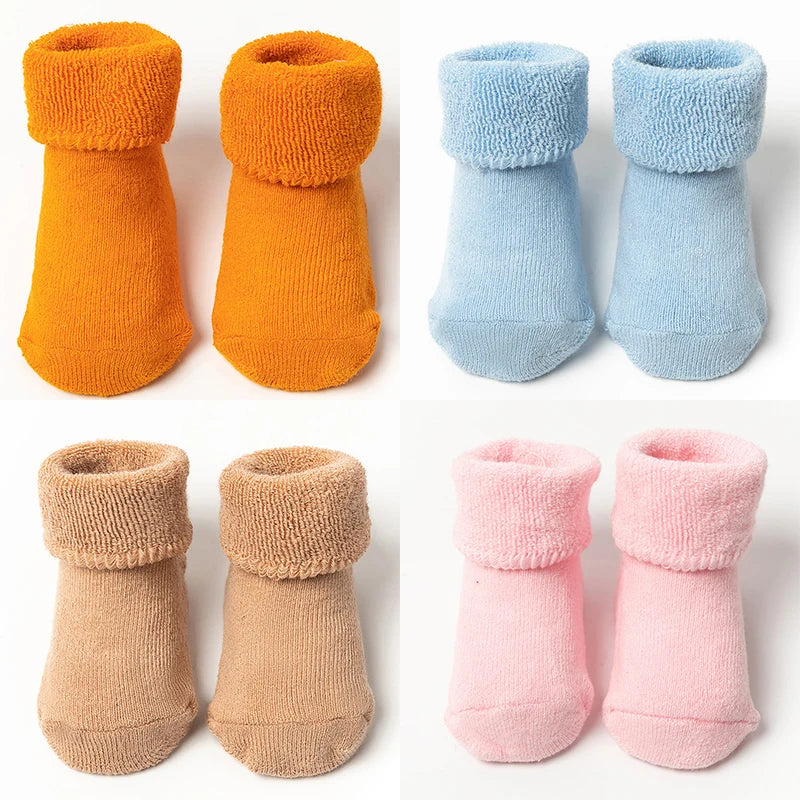 0-3 Years Baby Socks Autumn Winter Cotton Thicken