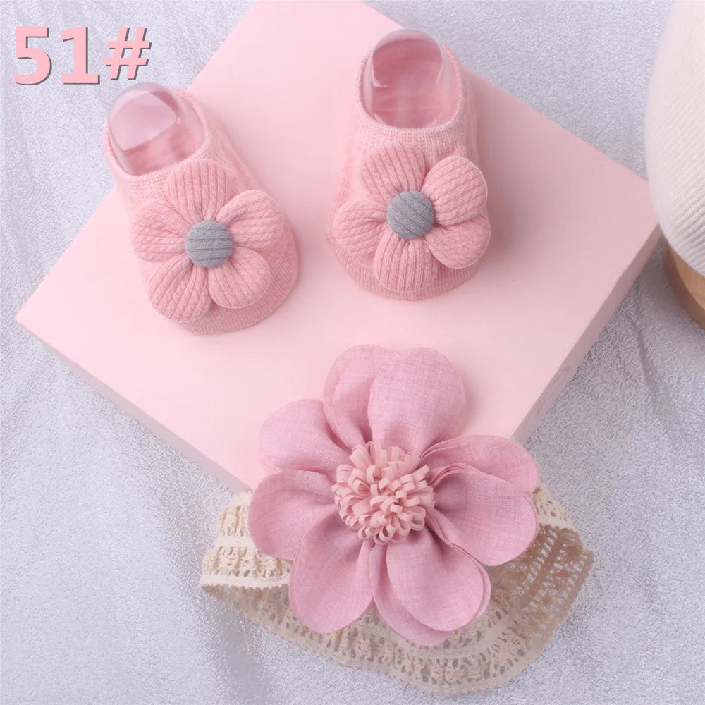 1 Set Cute Gift Bow Flowers Baby Girls