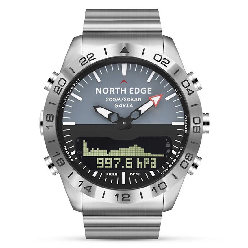 NORTH EDGE Men's Smart Business Leisure Waterproof Watch