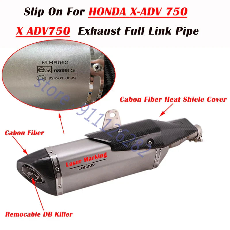 Slip On For HONDA XADV X ADV 750