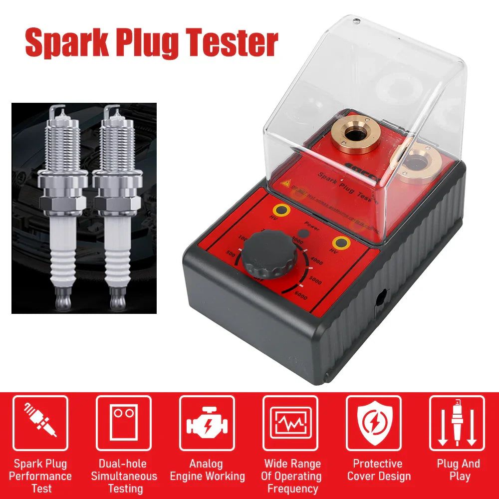 Spark Plug Analyzer Car Spark Plug Tester Double