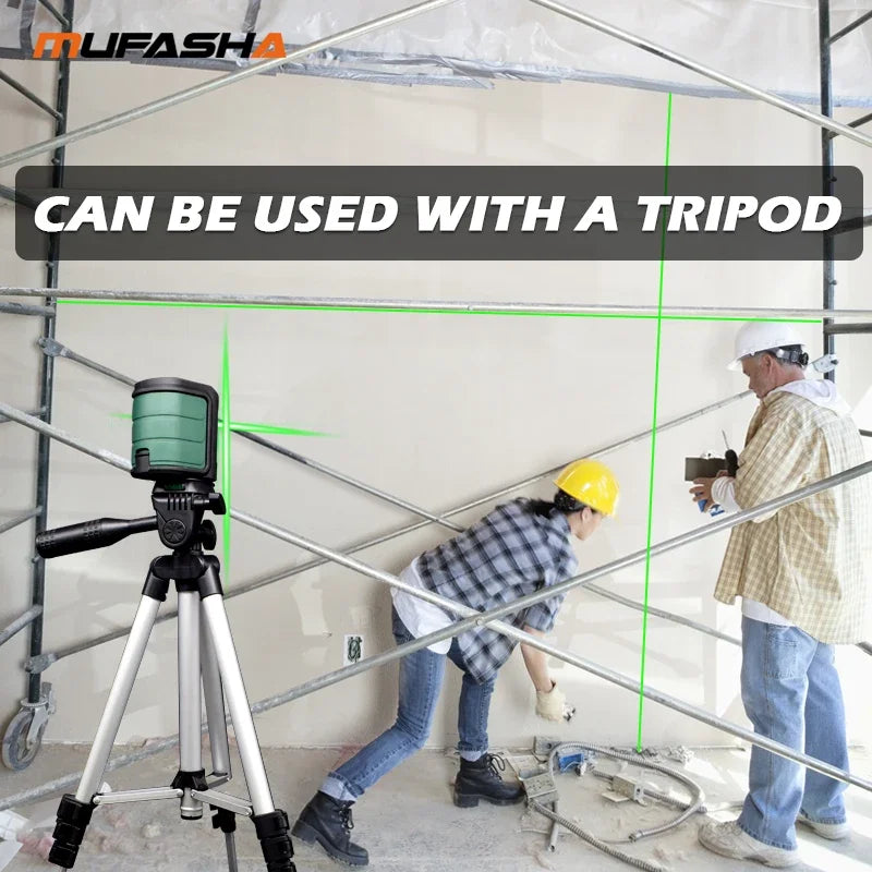 MUFASHA 2 Lines Laser Level Self-Leveling Cross Lines