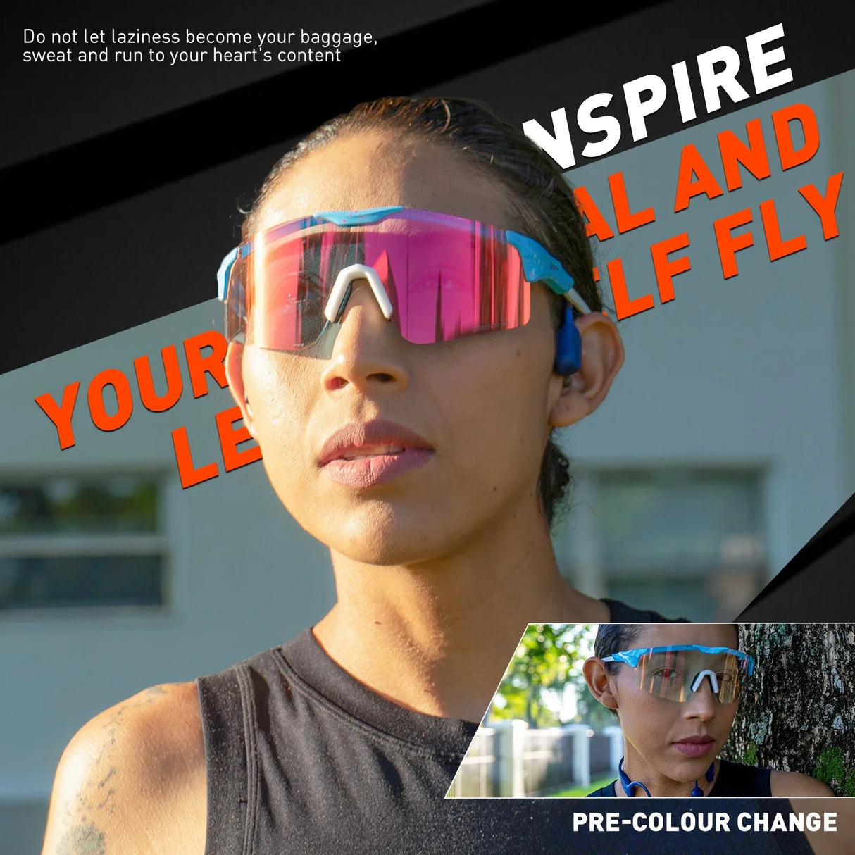 SCVCN New bicycle Photochromic Cycling Sunglasses Sports Running