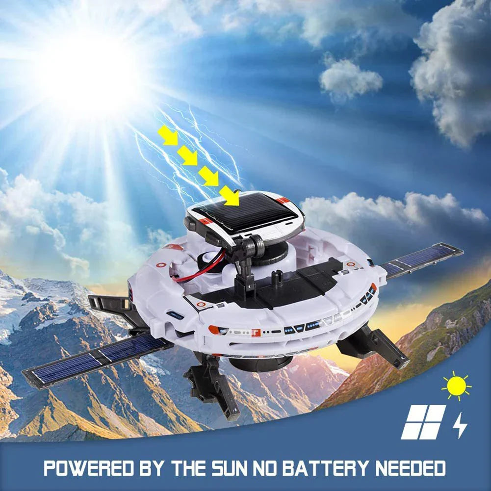 Creative In Solar Robot Car Space Ship Toys