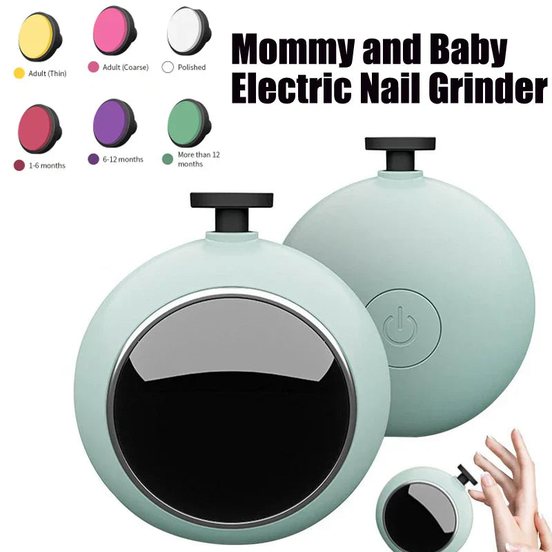Baby Electric Nail Trimmer Kid Nail Polisher Tool