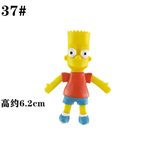 NJ Croce The Simpsonas Figure Bendable Doll Ornaments