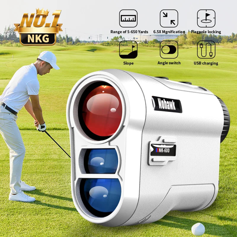 Promotional Laser Golf Rangefinder USB Rechargeable with Slope
