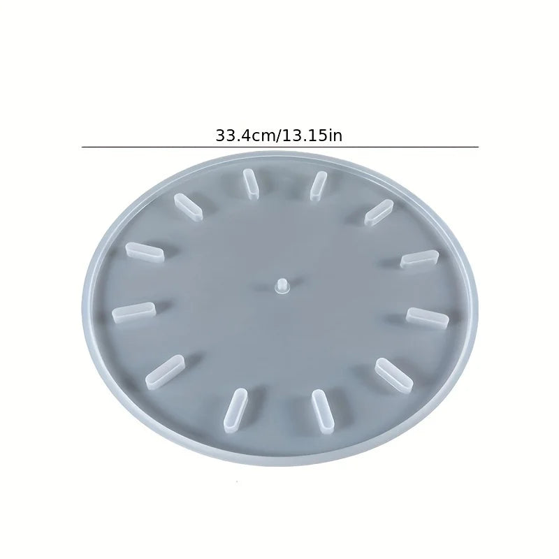 Clock Resin Molds Large 14'' Roman Numerals Silicone