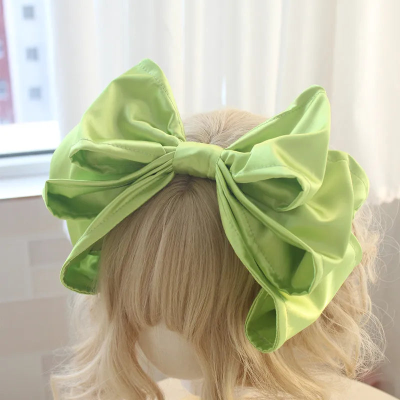Lolita Handmade Cute Headwear Girls Oversized Bow Headband