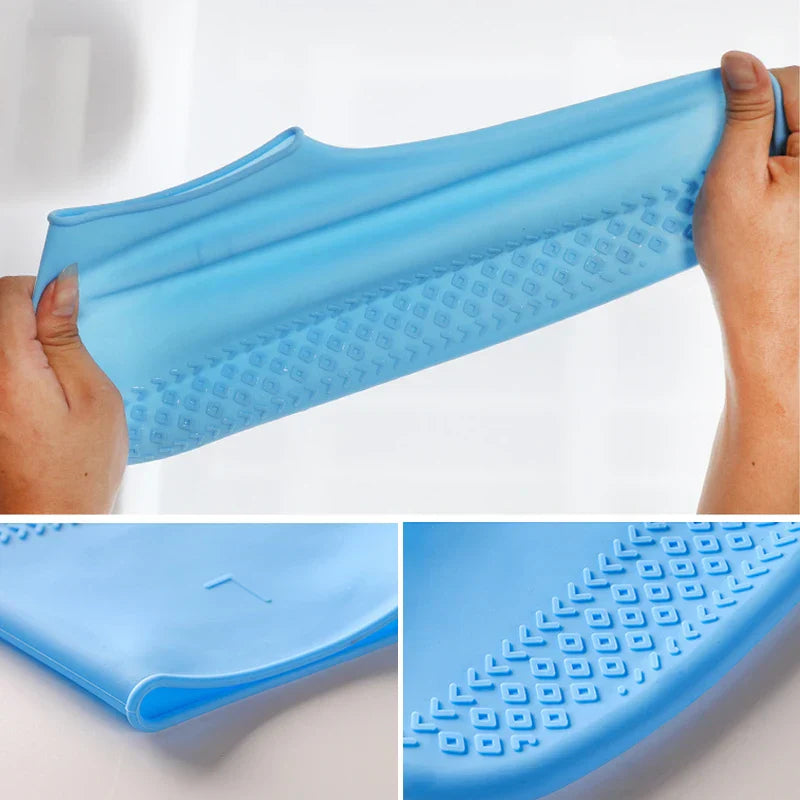 1Pair Waterproof Silicone Shoe Cover Nonslip Wearresistant Unisex