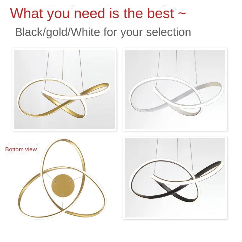 Dining Room Lamp Personality Creativity Clover Restaurant Pendant