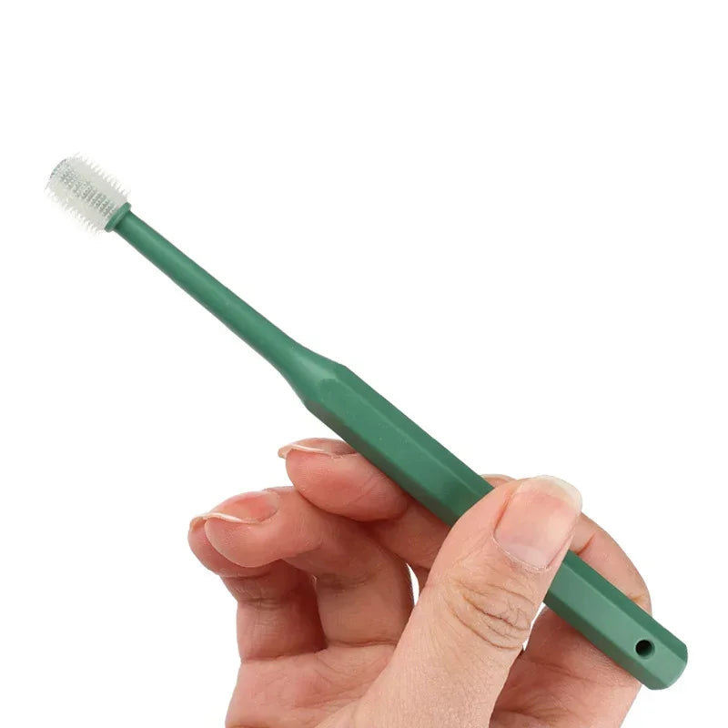 Dog Toothbrush Finger Toothbrush Soft Brushing Dogs Cats