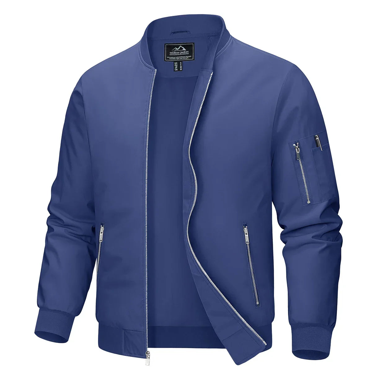 MAGCOMSEN Men's Lightweight Casual Jackets Spring Autumn Windbreaker